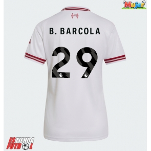 Liverpool Bradley Barcola #29 Segunda Equipación Mujer 2026-27 Manga Corta